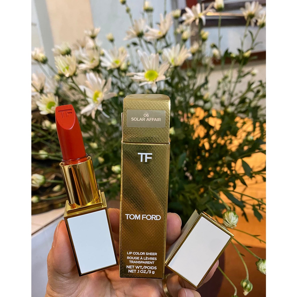 Son Tom Ford bản vỏ trắng limited 10, 05, 07, 04