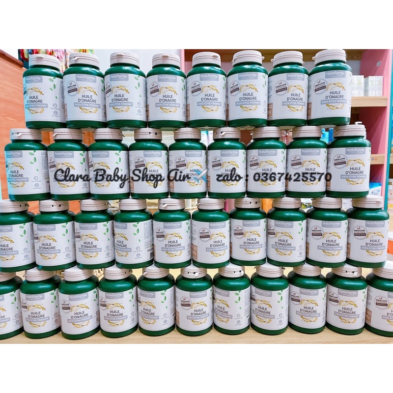 Hoa anh thảo hữu cơ Nat &amp; Form hộp 200 viên của Pháp