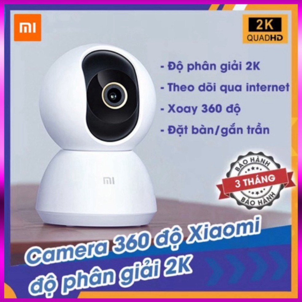 GIÁ SẬP SÀN Camera ip xoay 360 độ Xiaomi Mijia 2k 2020 GIÁ SẬP SÀN