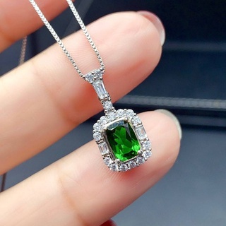 ✨Lấp Lánh✨ Sản Phẩm Mới Về Mặt Dây Chuyền Đá Ngọc Lục Bảo Toàn Bộ Đêm Phát Sóng Trực Tiếp Cá Tính Sang Trọng