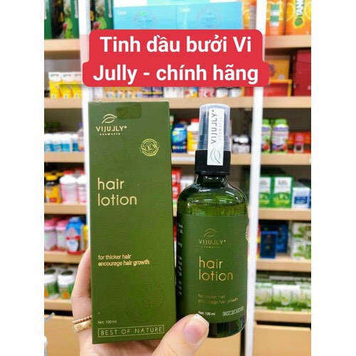 Xịt Bưởi Nguyên Chất - Tinh Dầu Bưởi Kích Mọc Tóc Nhanh Dài - Tinh Dầu Dưỡng Tóc cho Nam Nữ Vi Jully Chính Hãng 100ml | BigBuy360 - bigbuy360.vn