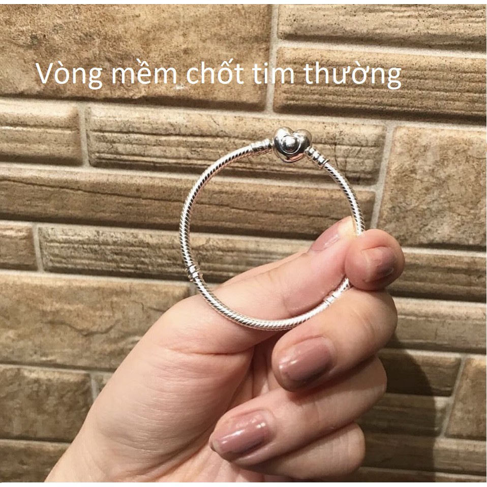 Vòng bạc mềm nhiều loại trụ - Bạc Thái s925 chuẩn