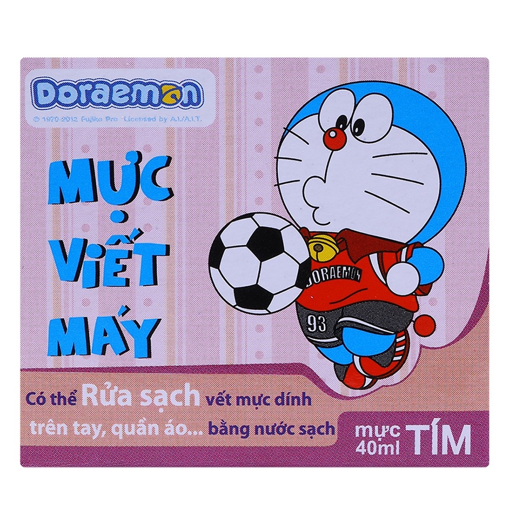 Mực Bút Máy Thiên Long Doraemon FPI-08/DO - Mực Tím (40ml)