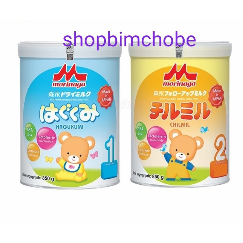 (combo 4 hộp date t9/2022 )sữa morinaga số 2 850gram