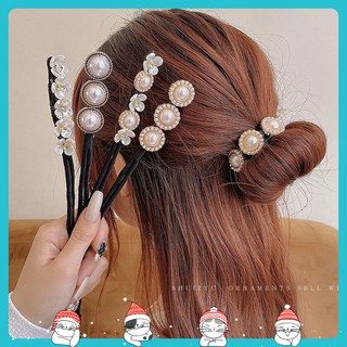 Búi tóc đính hoa xinh❤️𝙁𝙍𝙀𝙀𝙎𝙃𝙄𝙋❤️kẹp tóc phong cách hàn quốc