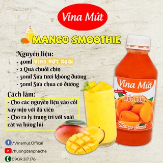 Sinh tố Xoài VINA MỨT 1000ml