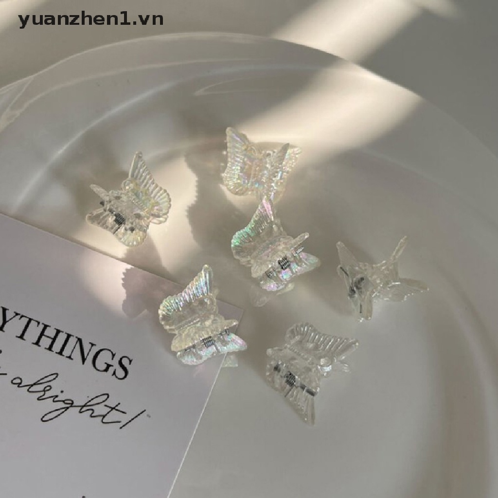 Set 10 Kẹp Tóc Càng Cua Mini Trong Suốt Dễ Thương