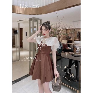 váy hè cổ sen