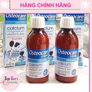 ❣️ [CHÍNH HÃNG 100%] Canxi nước Osteocare Liquid 200 ml cho trẻ còi xương, bà bầu Vitabiotics Anh 💯