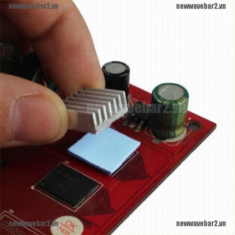 Bộ 100 Miếng Tản Nhiệt Bằng Silicon Kích Thước 10x10x1mm