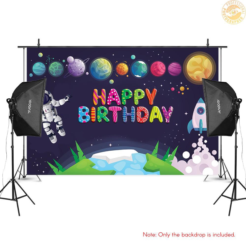 Phông Nền Chụp Ảnh Hình Chữ Happy Birthday Elt7x5ft # 3279