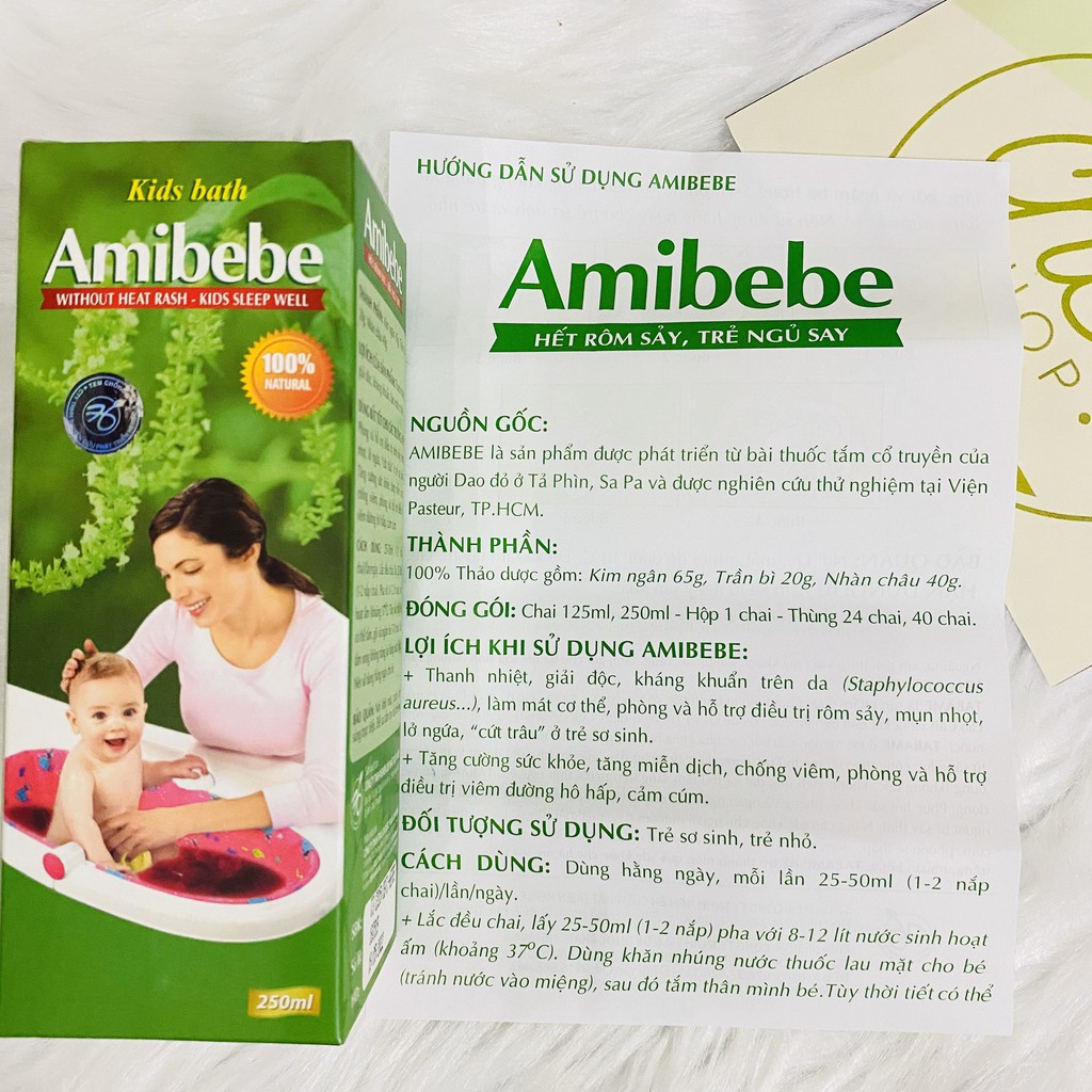 Nước tắm cho bé Babyhouse Amibebe 250ml | BigBuy360 - bigbuy360.vn