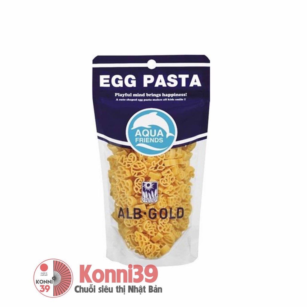 NUI CHO BÉ HÌNH THÚ NGỘ NGHĨNH EGG PASTA NHẬT BẢN, NGUYÊN LIỆU CHÍNH TỪ TRỨNG (GÓI 90GR) - DATE 11/2021