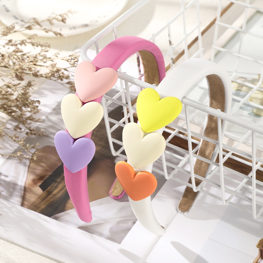 Băng Đô Cài Tóc Hình Trái Tim Dễ Thương Cho Bé Gái