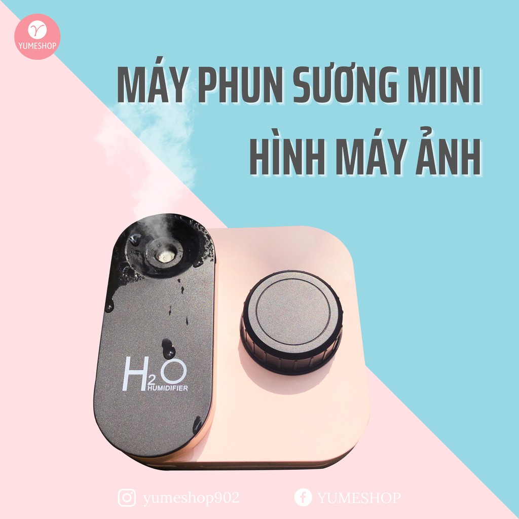 [THANH LÝ] Máy Phun Sương Mini Tạo Độ Ẩm Cho Không Khí Hình Camera