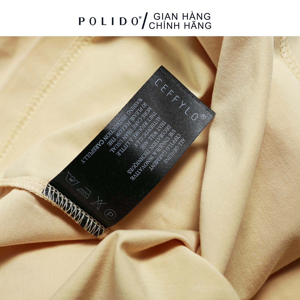 Áo Phông cotton trơn CEFFYLO phong cách basic chất vải cao cấp | BigBuy360 - bigbuy360.vn