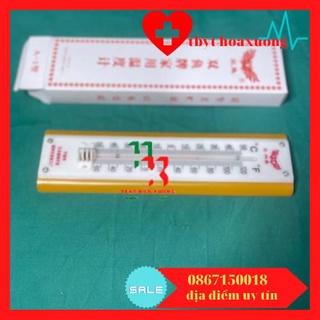 Com bo 10 cái nhiệt kế thuỷ ngân dùng đo nhiệt độ phòng a-1