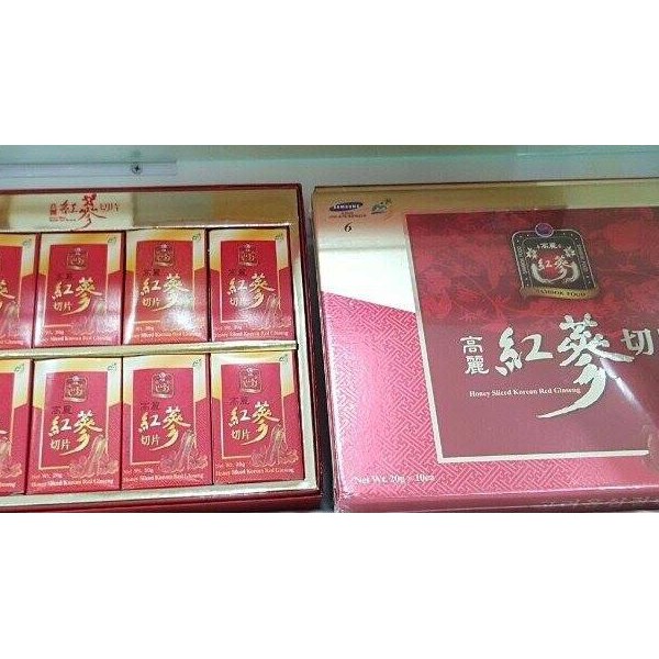 Hồng sâm lát tẩm mật ong Hàn quốc SAMBOK 200g.