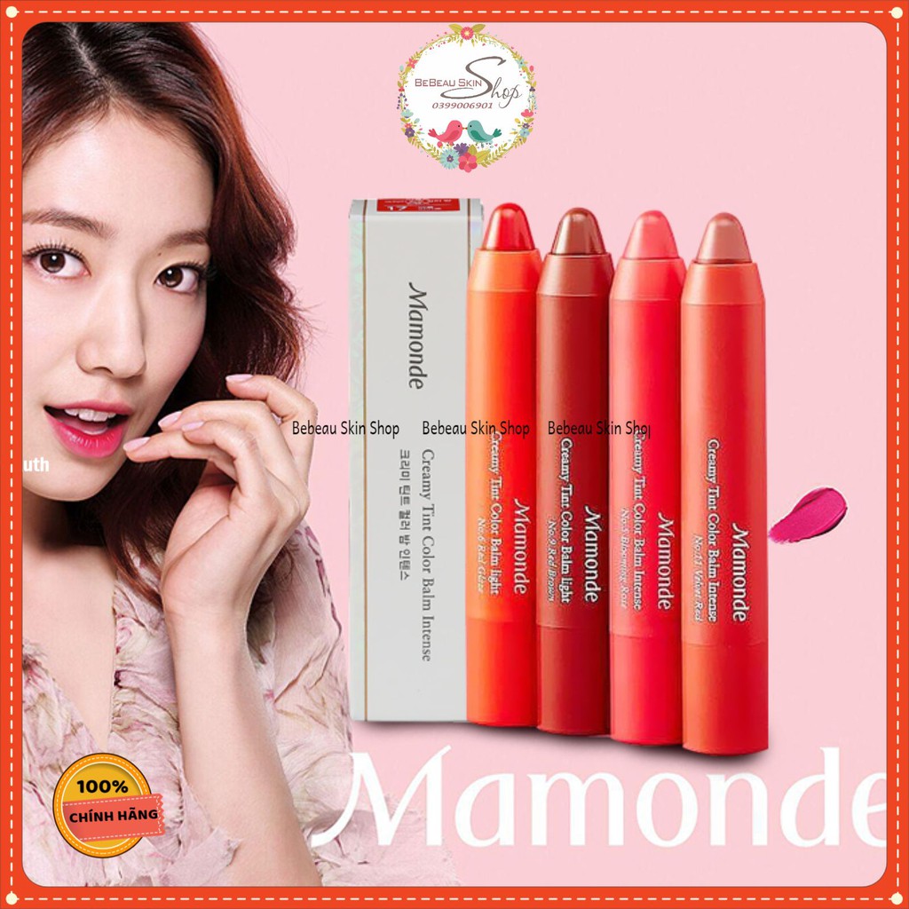 Son bút chì siêu lì Mamonde Creamy Tint Color Balm Intense