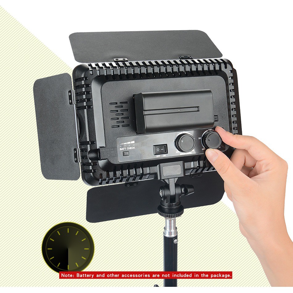 Đèn Led video light Kingma LED-330C + Adaptor Chính hãng