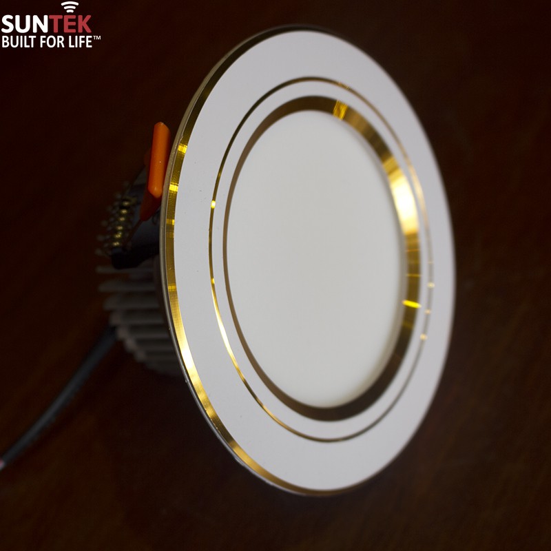 Bộ 10 đèn LED âm trần cao cấp 3 mầu SUNTEK 7W