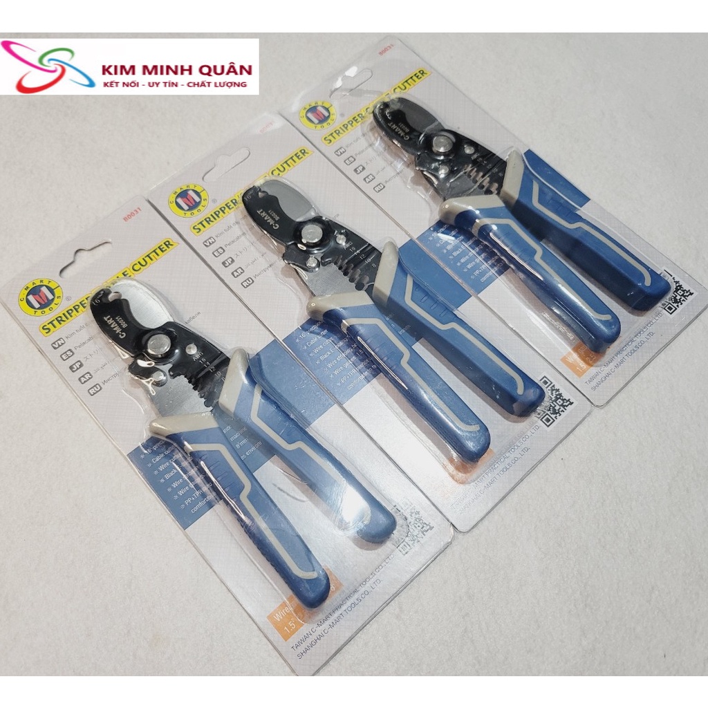 Kìm Cắt Cáp Tuốt Dây Đa Năng B0031 CMART