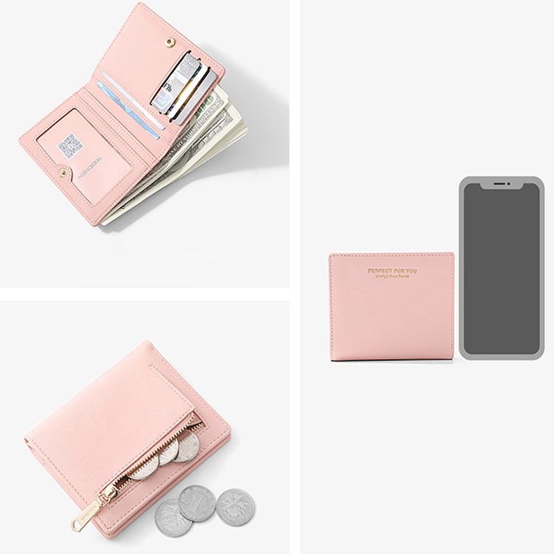 Ví Nữ 🎀𝐅𝐑𝐄𝐄𝐒𝐇𝐈𝐏 🎀Ví Nữ Mini Cầm Tay PERFECT FOR YOU Dáng Vuông Xinh Xắn Dễ Thương PFY01 - JUKODA | BigBuy360 - bigbuy360.vn