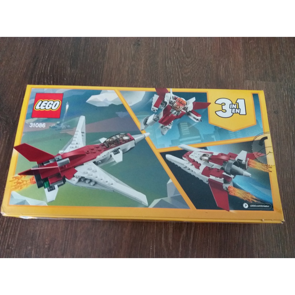 LEGO Creator 3in1 Futuristic Flyer 31086 Building Kit 157 Pieces 3 trong 1 máy bay chiến đấu người máy space ship