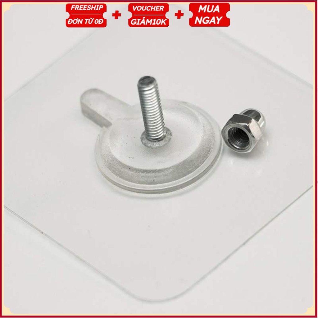 PVN32639 Set 2 Miếng Dán Tường Kèm Ốc Vít Để Treo Đồ Gắn Giá - Kệ Nhà Tắm