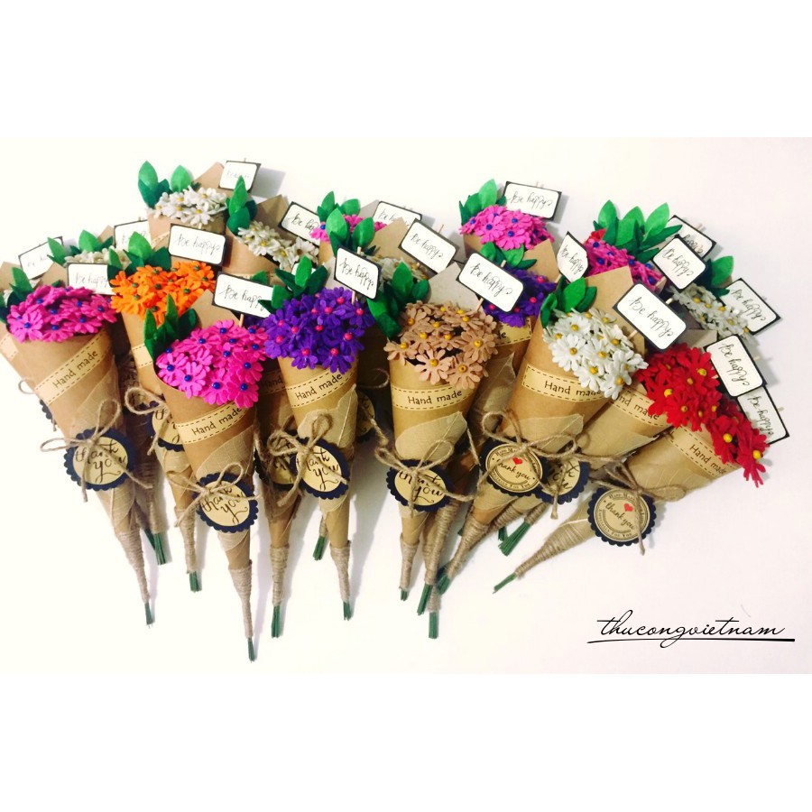 Bó hoa cúc ốc quế