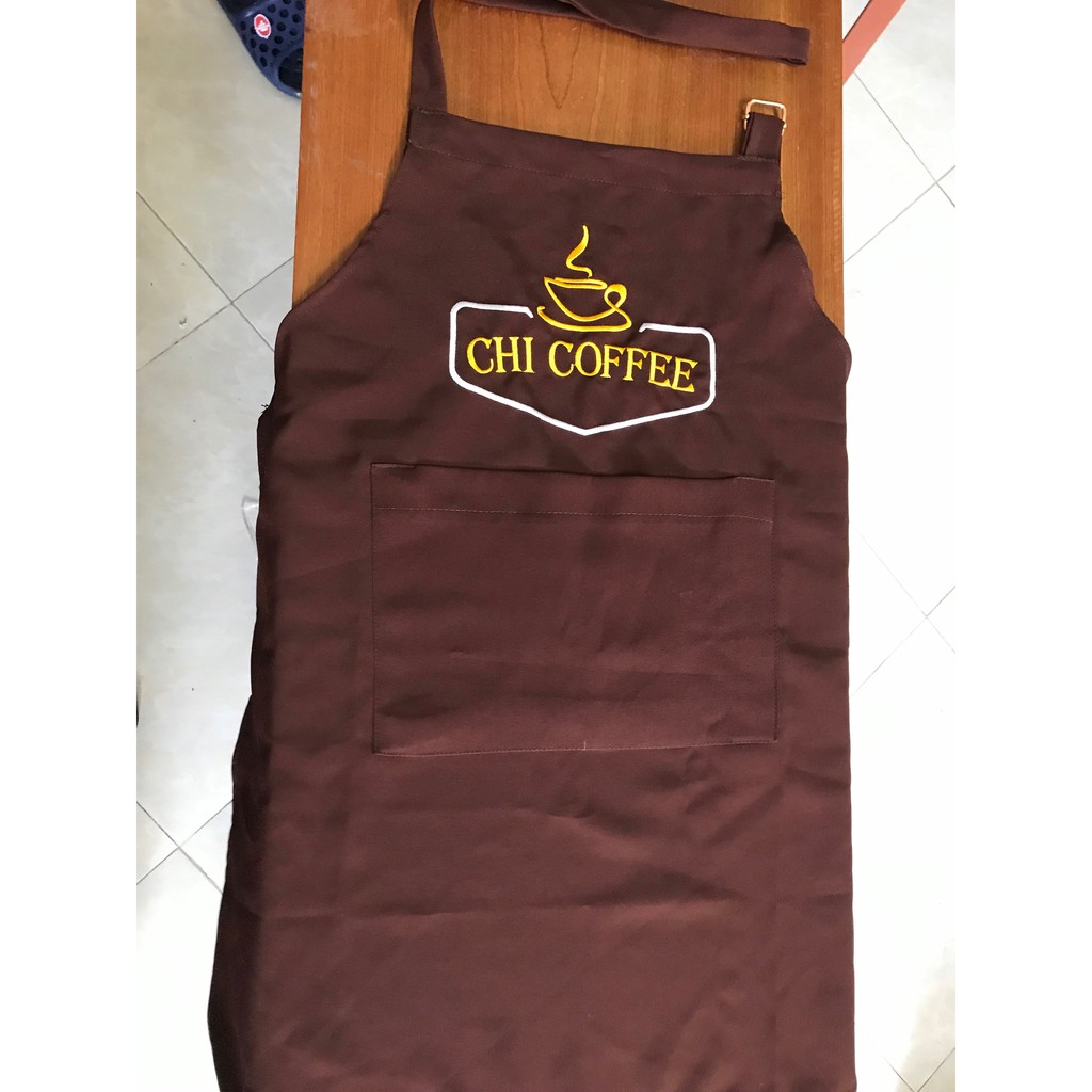 [Thanh lý] Tạp dề cho spa, nail, phun xăm - thêu nhầm logo