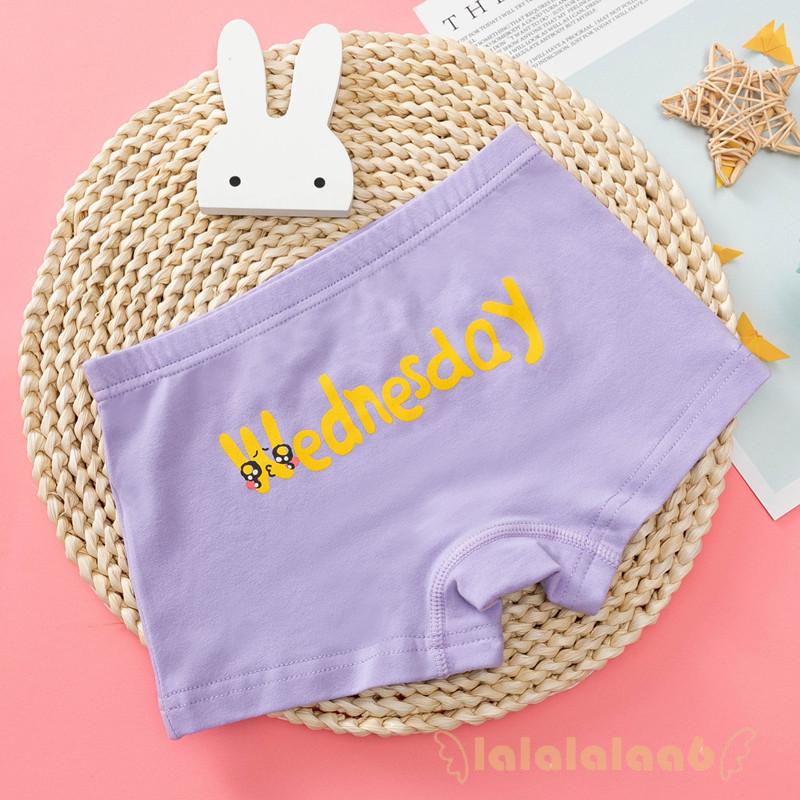 Set 5 Quần Lót Nữ Co Giãn In Chữ Laa6