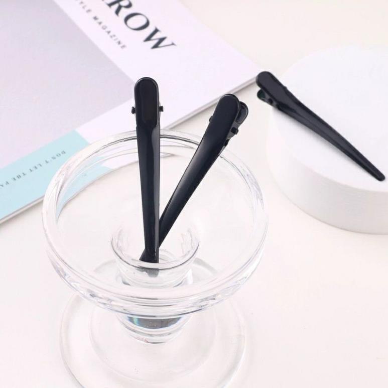 Set 2 Kẹp mỏ vịt kim loại màu đen