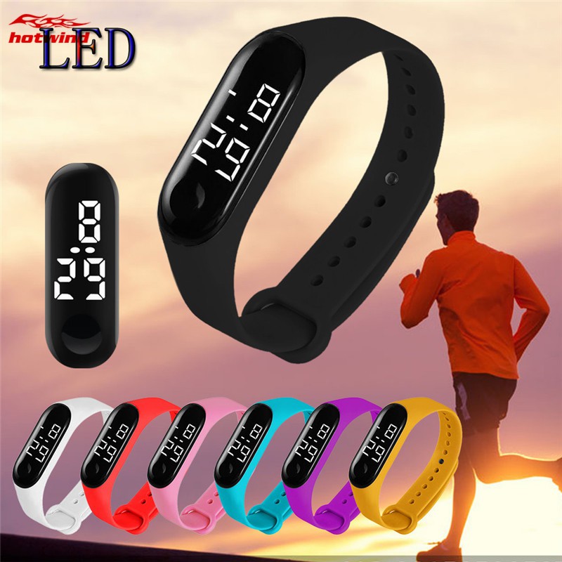 Đồng hồ thời trang chống thấm nước màn hình cảm ứng có 7 màu để lựa chọn