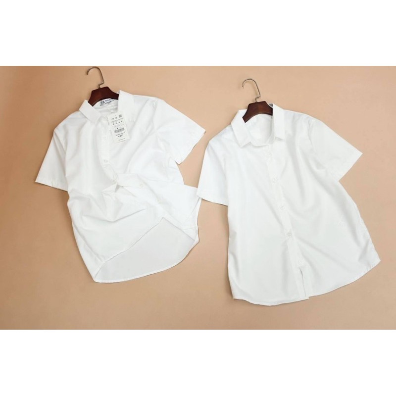 [Mã FASHIONHOT19 giảm 10K đơn bất kỳ] BÁN SỈ ÁO SƠ MI TRẮNG CỘC TAY ZA.RA CHO NỮ | BigBuy360 - bigbuy360.vn