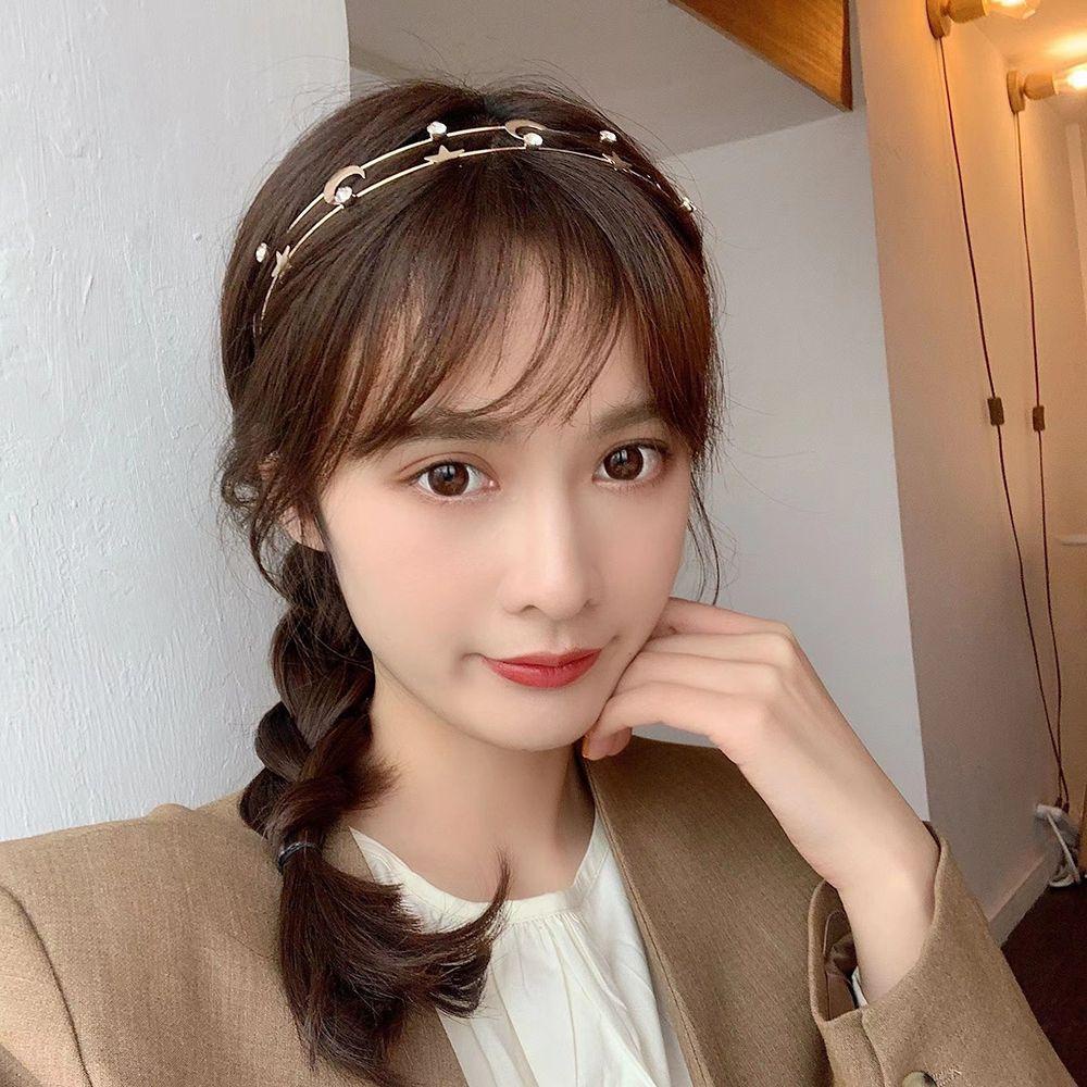 Băng Đô Cài Tóc Hình Bướm / Mặt Trăng Tinh Tế Thời Trang Cho Nữ