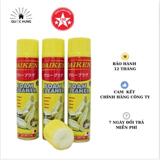 Chai vệ sinh bảo dưỡng nệm ghế da & nỉ daiken - foam cleaner