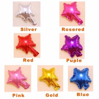 Set 10 Bong Bóng Tráng Nhôm Hình Ngôi Sao Năm Cánh 5 Inch Dùng Để Trang Trí Tiệc