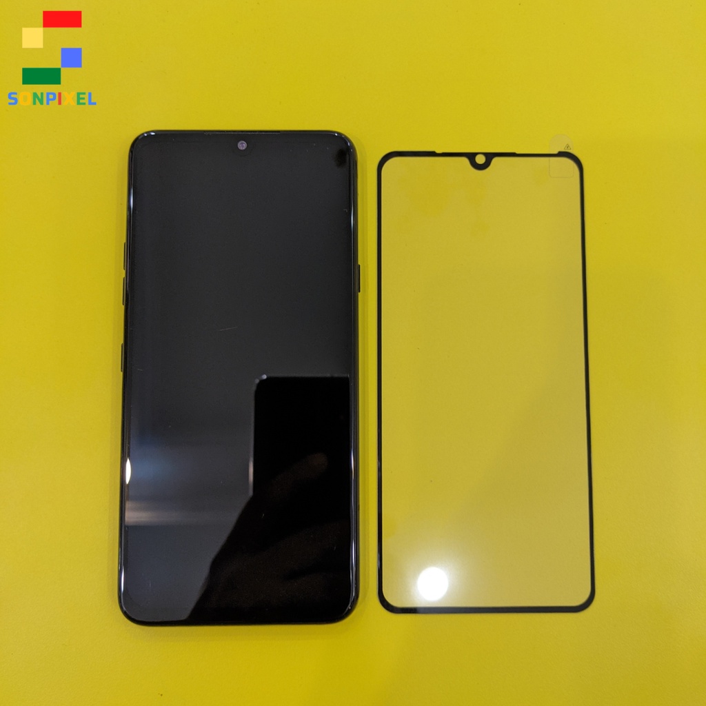 Cường Lực LG V50s ThinQ, Loại Full Màn, Phủ NaNo Viền Đen. Miếng Dán Màn Hình Trắng Trong. Son Pixel