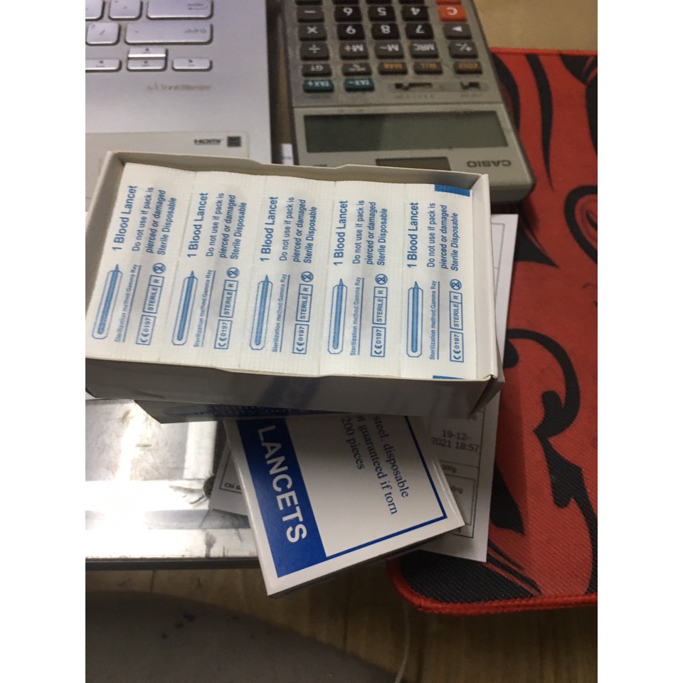 Kim chích mụn - Kim nể mụn - Hộp 200c