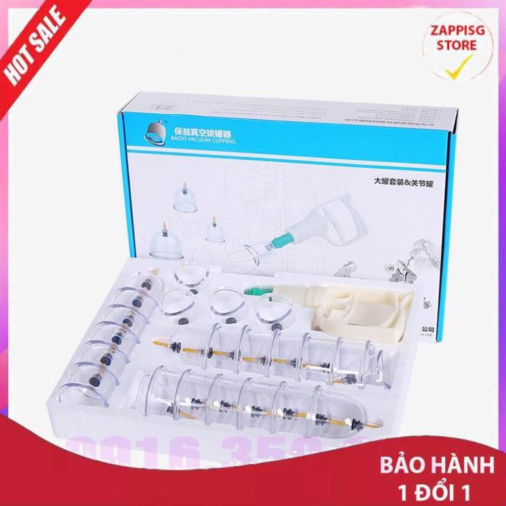 Hot,bộ giác hơi chân không không dùng lửa 24 cốc,dụng cụ giác hơi bằng nhựa,vật lí trị liệu,bảo hành toàn quốc