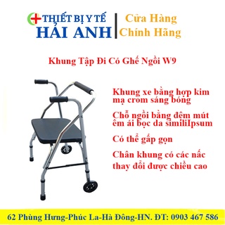 Khung Tập Đi Có Ghế Ngồi W9