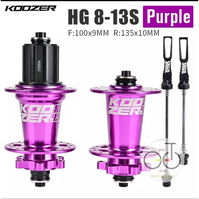 Bộ Hub  Xe đạp trước sau  Koozer XM490 Pro 32 lỗ