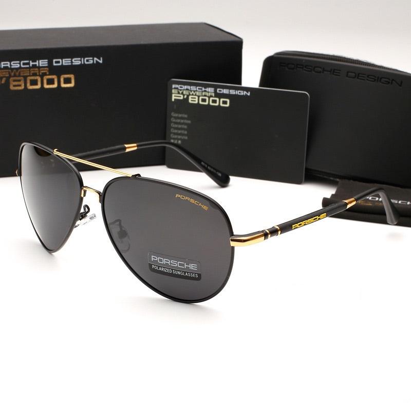 Kính Mắt Thời Trang Nam Porsche Design P8000 Cao Cấp, Chống Tia UV, Tia Cực Tím, Chống Chói, Chống Lóa Ngày & Đêm.