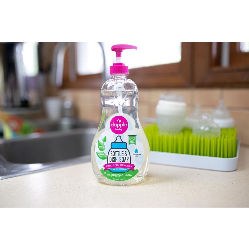 Nước rửa bình sữa Dapple 500ml nhập khẩu từ Mỹ