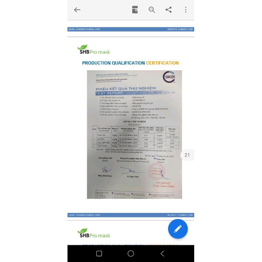 1 hộp Khẩu Trang Y Tế 4 lớp kháng khuấn SHB Pro mask 50 chiếc 1 Hộp)