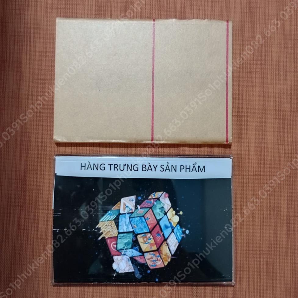 Tấm mica cứng trong suốt để trưng thông tin, hình ảnh