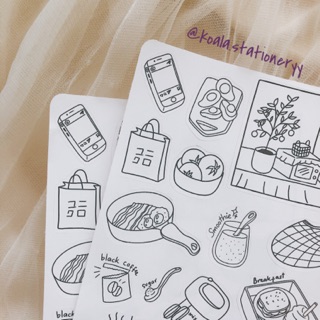 Bullet journal sticker - Cozy life 1