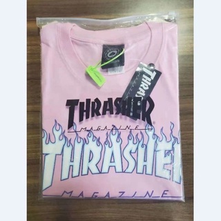 Áo Thrasher lửa trắng xanh/ đen xanh