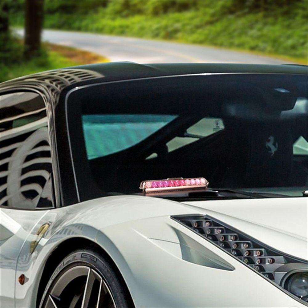 Thẻ Đỗ Xe Hơi Tạm Thời Màu Dạ Quang Chống Nắng Tiện Dụng Cho Nữ